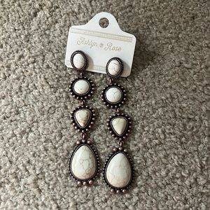 NWT 4 Drop Pierced Earrings by Ashlyn Rose!
